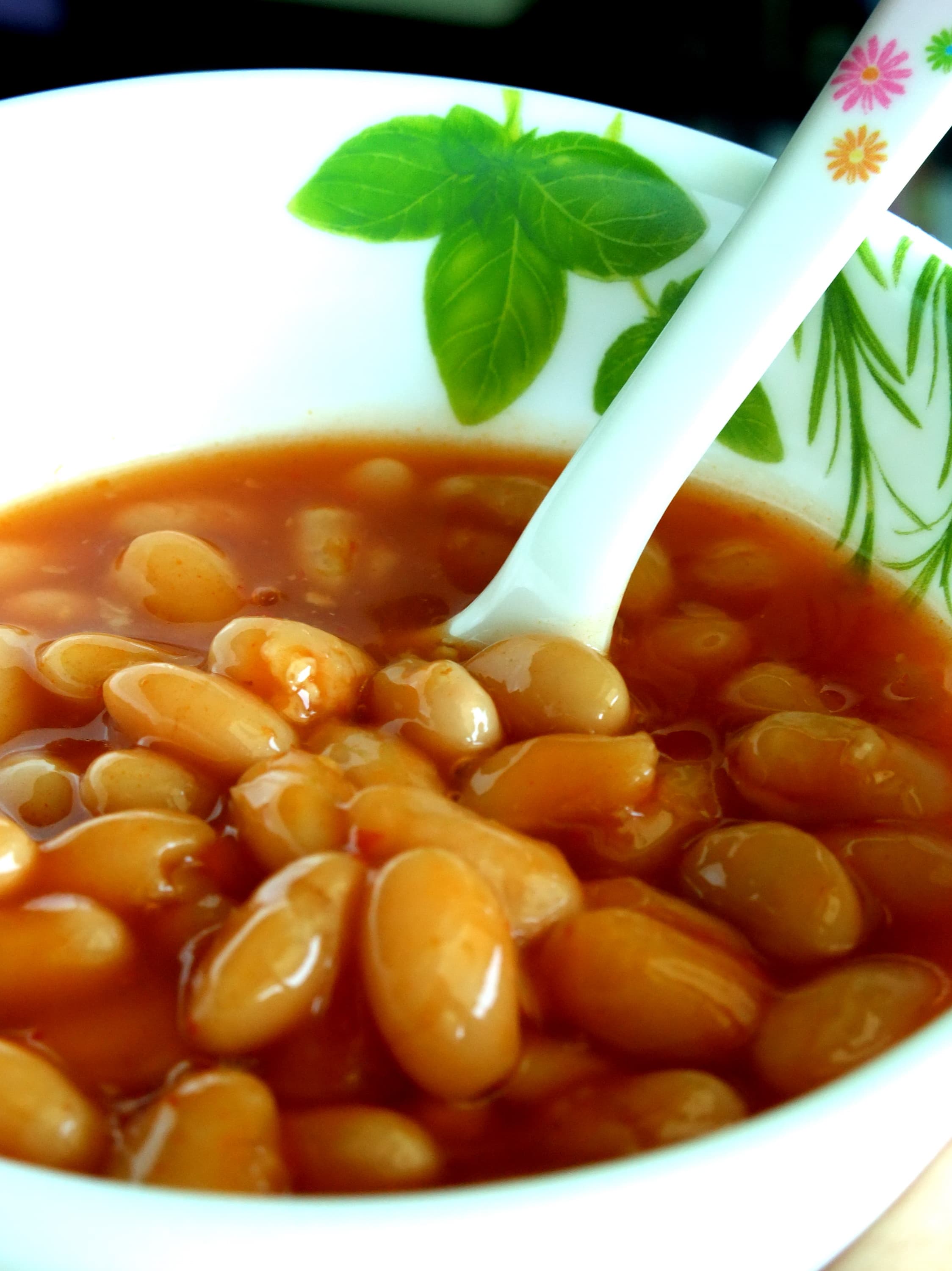 Baked beans, vegetarian