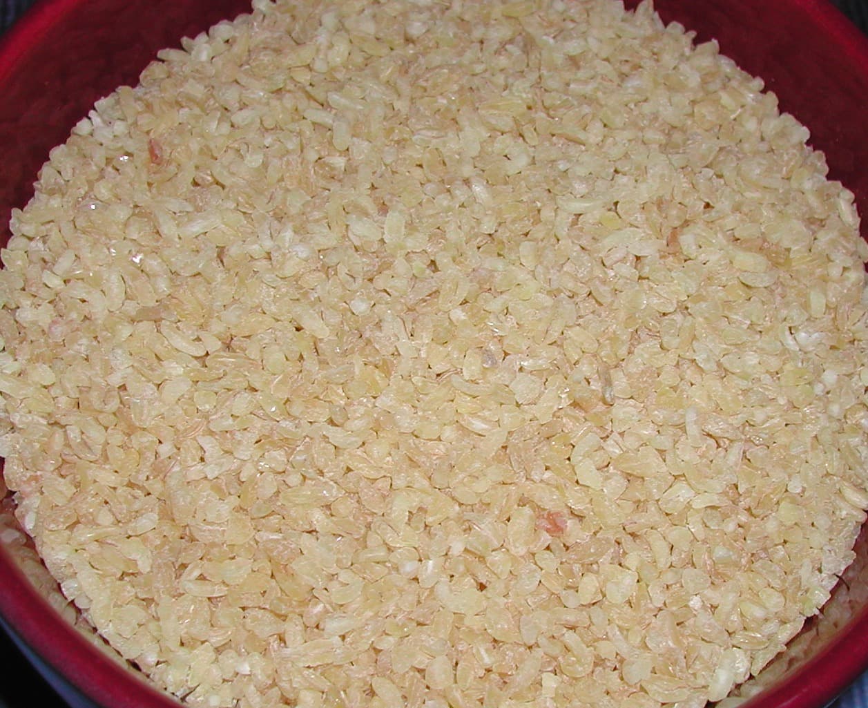Bulgur, cooked